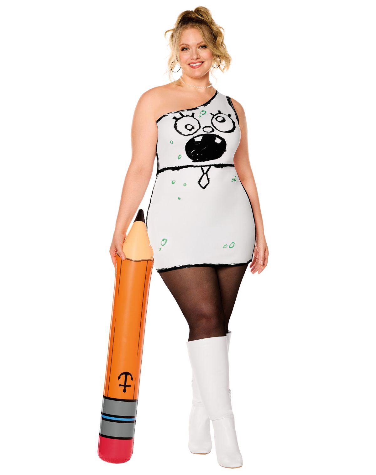 미국직구 스피릿할로윈 Adult DoodleBob Dress Costume - SpongeBob SquarePants (할로윈 한정)