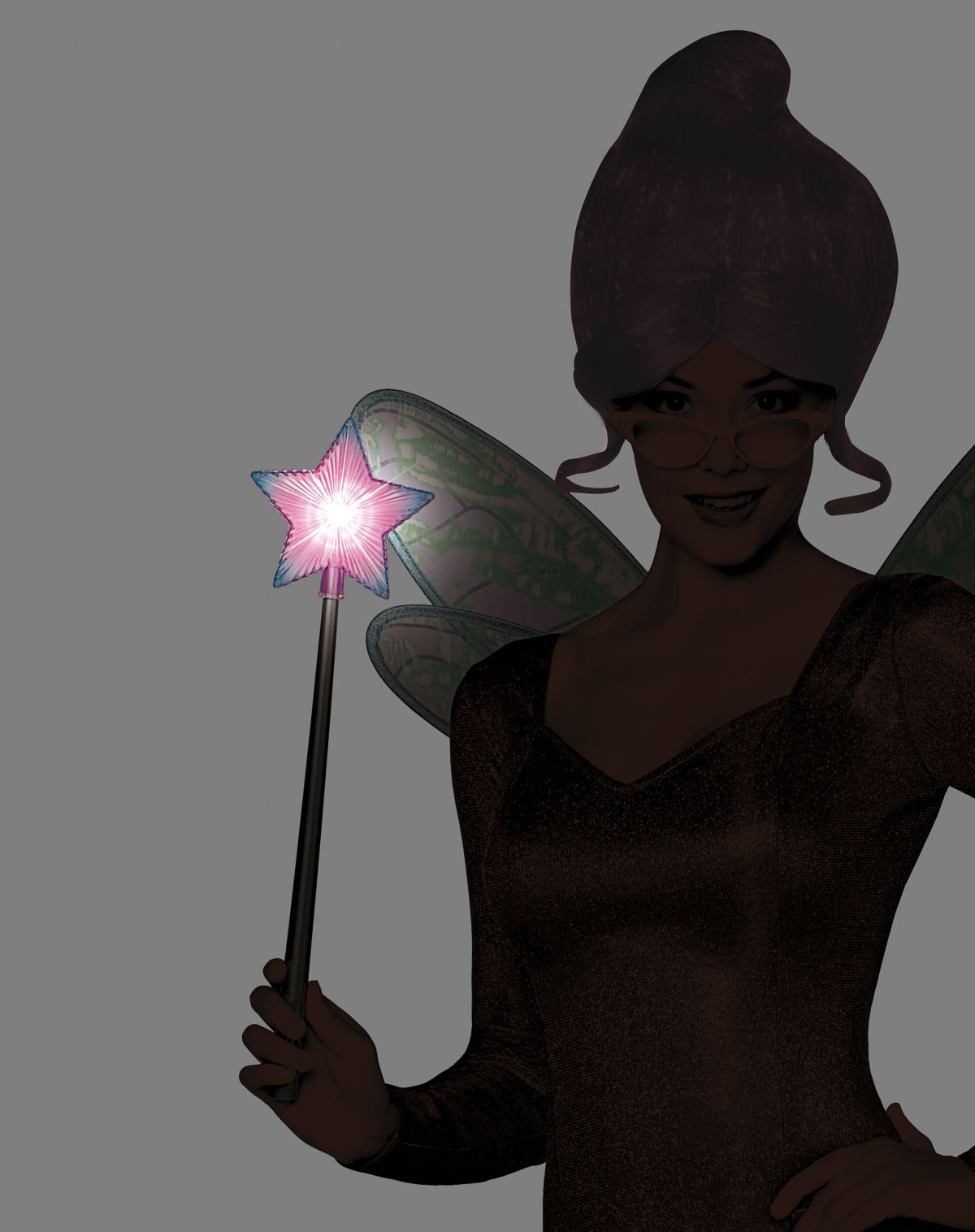 미국직구 스피릿할로윈 Adult Fairy Godmother Dress Costume - Shrek (할로윈 한정)