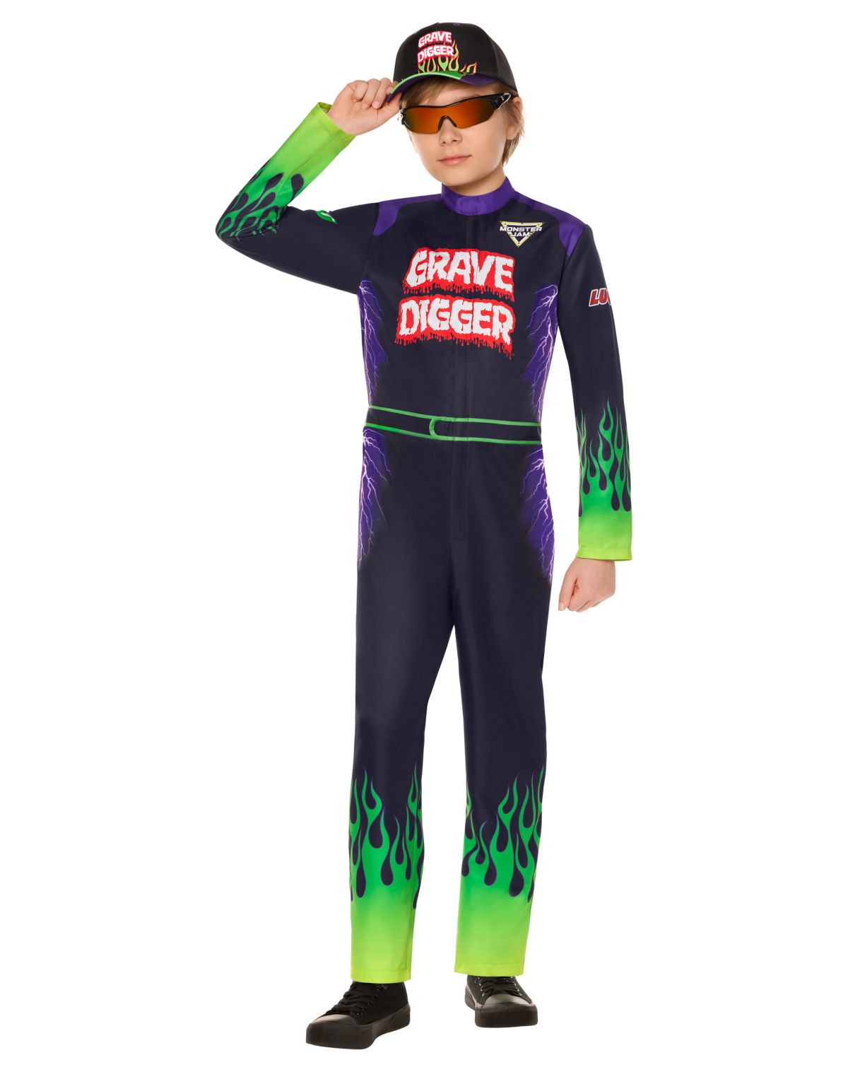 미국직구 스피릿할로윈 Kids Grave Digger Jumpsuit Costume - Monster Jam (할로윈 한정)