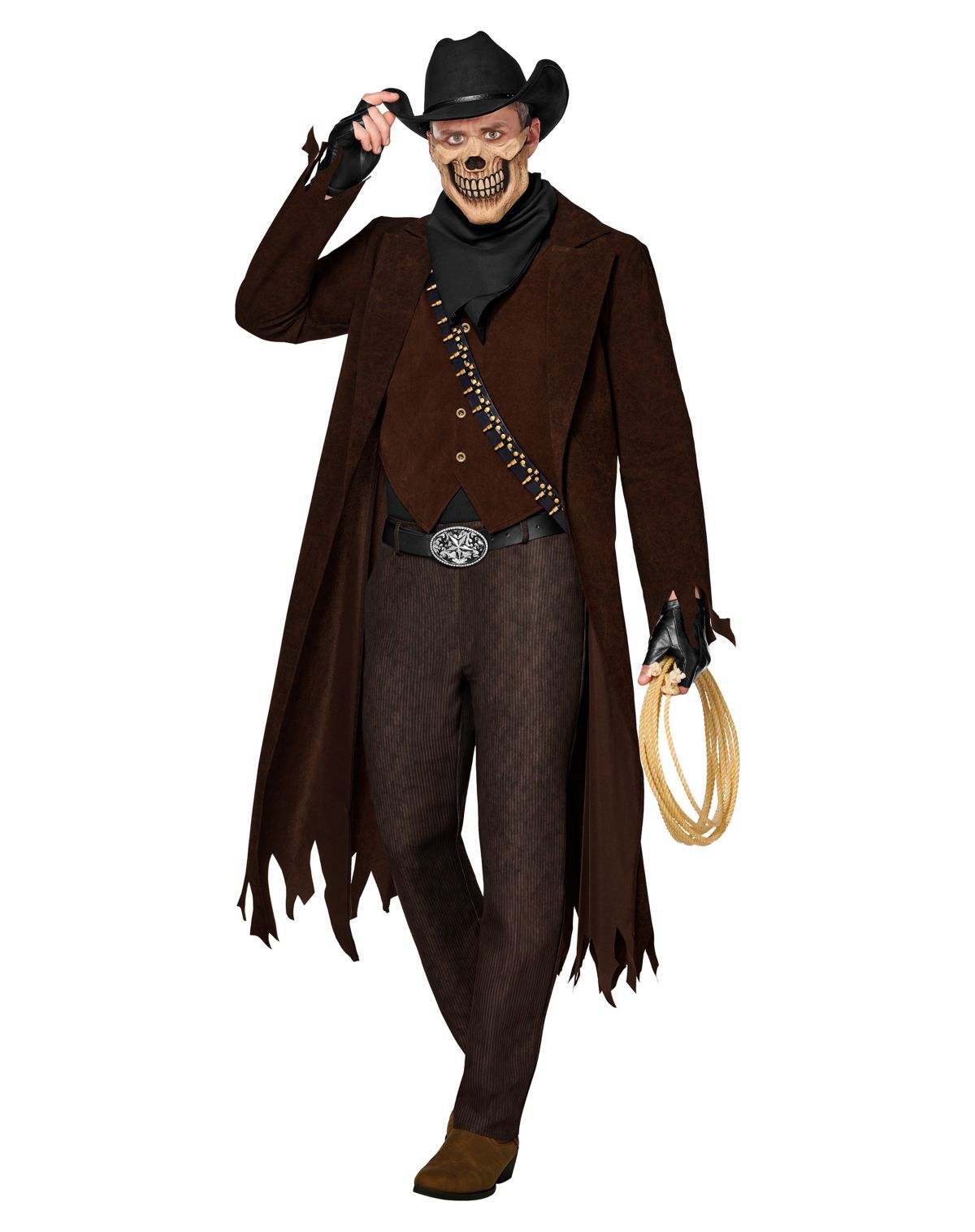 미국직구 스피릿할로윈 Adult Skeleton Outlaw Costume (할로윈 한정)
