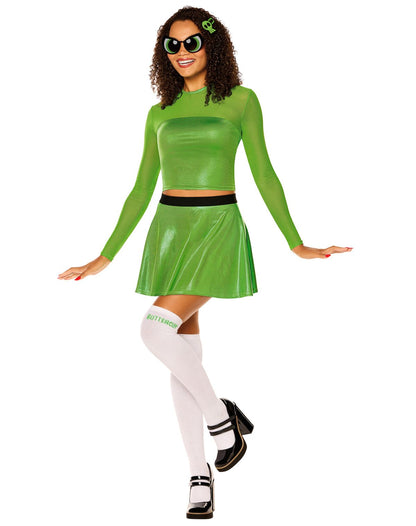 미국직구 스피릿할로윈 Adult Buttercup Costume - The Powerpuff Girls (할로윈 한정)