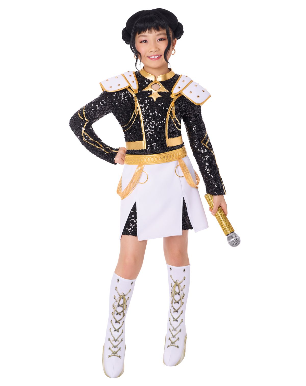 미국직구 스피릿할로윈 Kids Zoey Golden Dress Costume - KPop Demon Hunters (할로윈 한정)