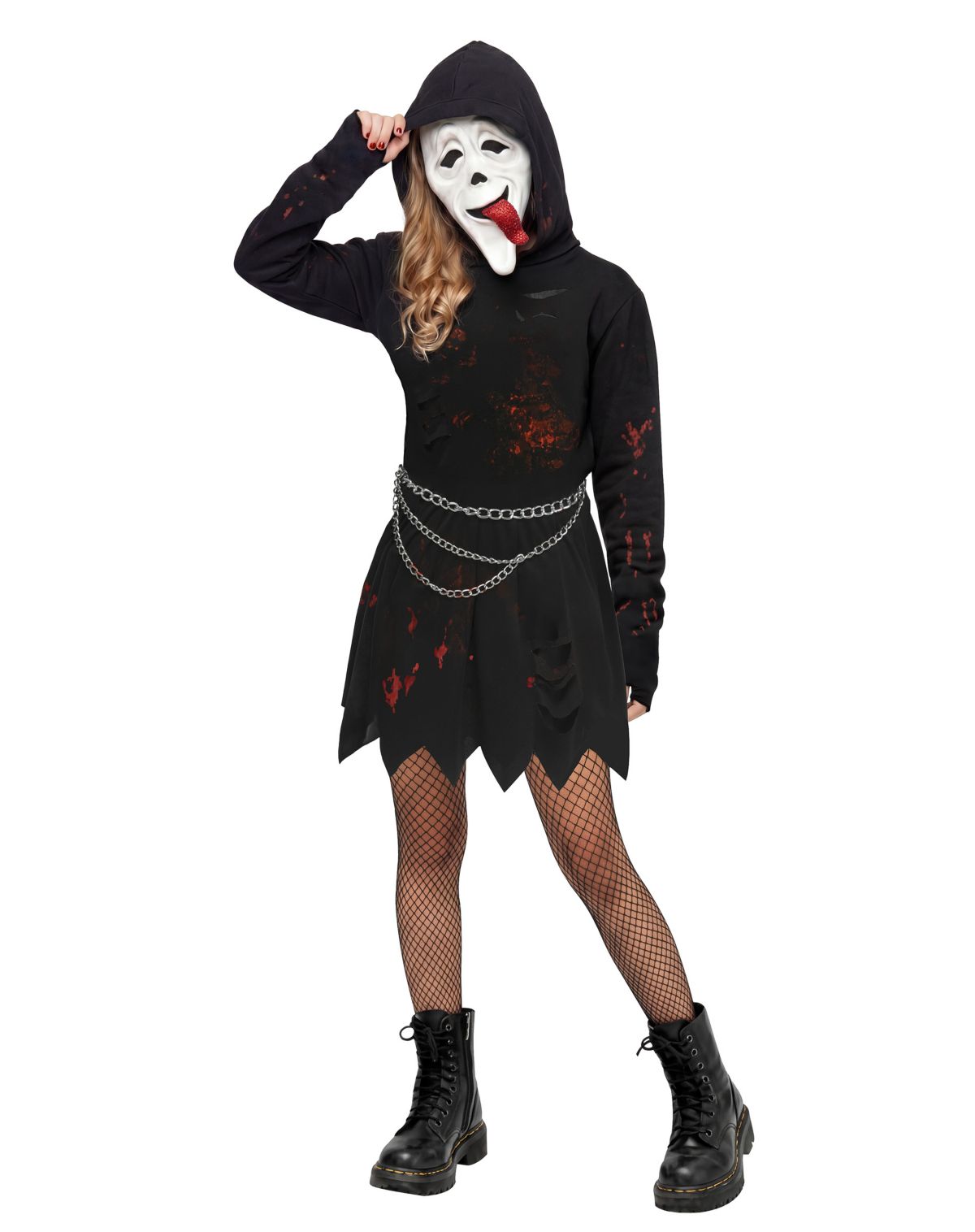 미국직구 스피릿할로윈 Kids Ghost Face Bling Wassup! Dress Costume (할로윈 한정)