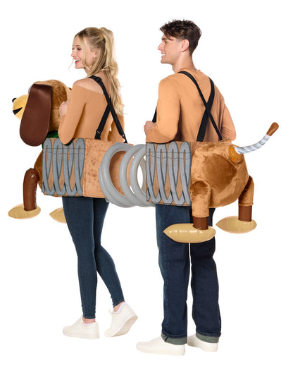 미국직구 스피릿할로윈 Adult Slinky Dog Ride-Along Duo Costume - Toy Story (할로윈 한정)