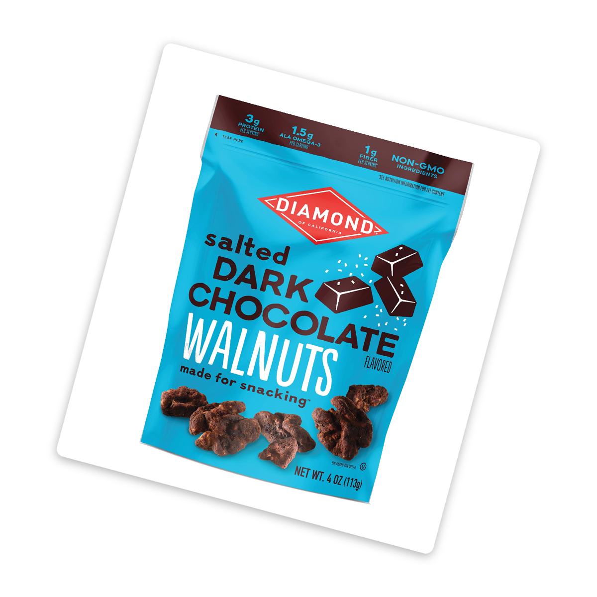 미국직구 Diamond of California 초콜릿 113g / Diamond of California Salted Dark Chocolate Walnut,  2