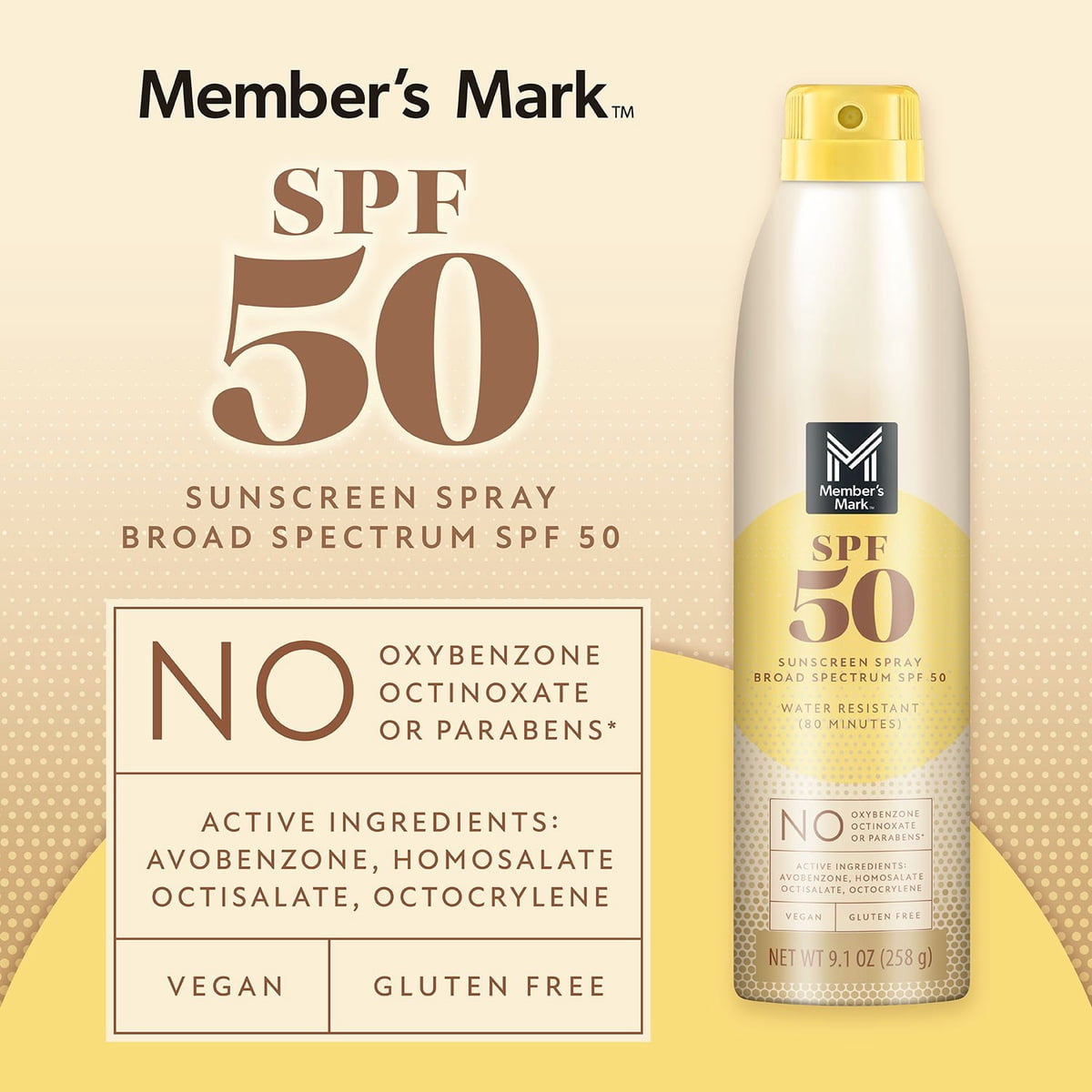 미국직구 멤버스마크 선크림 SPF50 269ml / Member's Mark Sunscreen Spray, SPF 50, 269ml, 3 pk. 7
