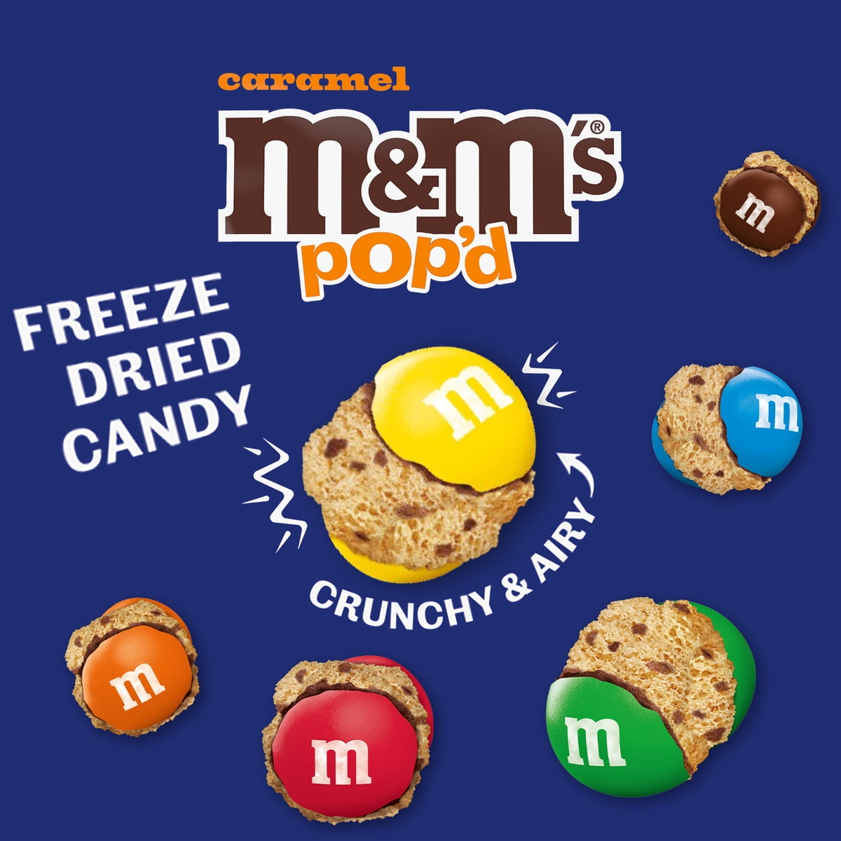 미국직구 M&M's Pop'd Caramel 초콜릿 156g 2팩 / M&M's Pop'd Caramel Chocolate Crunchy Candy - 156g  2