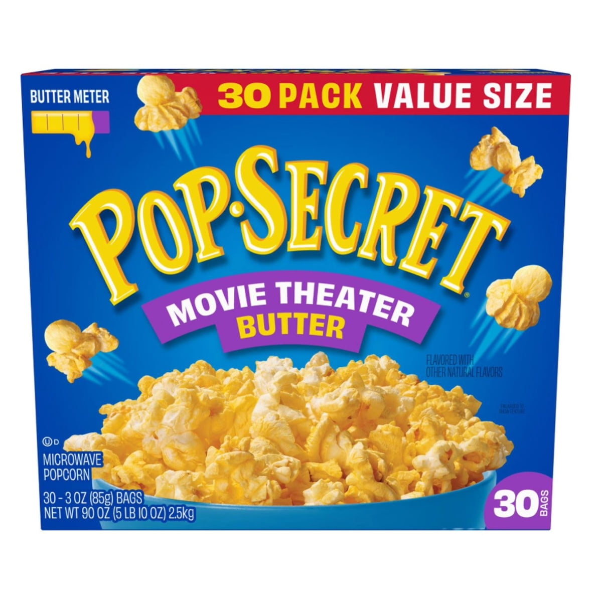미국직구 Pop Secret Movie 85g / Pop Secret Movie Theater Butter Microwave Popcorn, 85g, 30 pk. 3