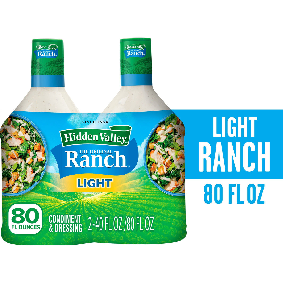 미국직구 Hidden Valley Light 1.1kg / Hidden Valley Light Ranch Dressing, 1.1kg, 2 pk. 1