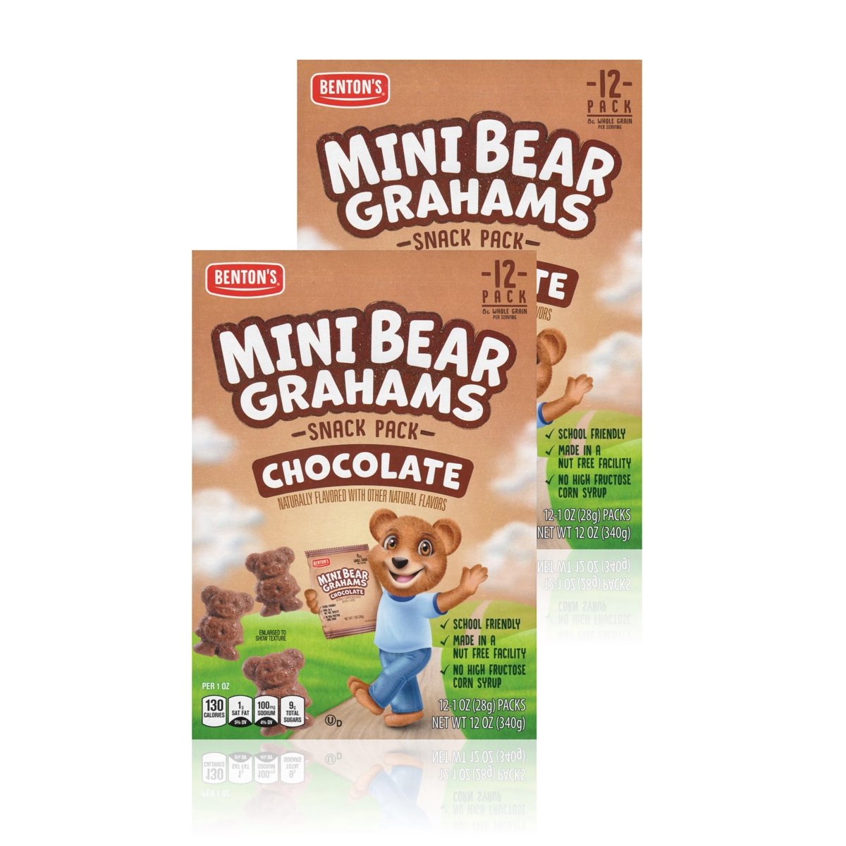 미국직구 3x BentonS Mini 초콜릿 6g / 3x | BentonS Mini Cookie Snack Packs (2 Boxes, Chocolate Bea 2