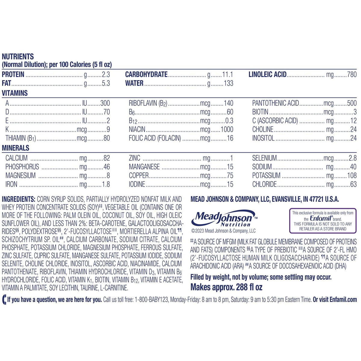 미국직구 Enfamil NeuroProCare Gentlease 567g / Enfamil NeuroProCare Gentlease Infant Formula,  7