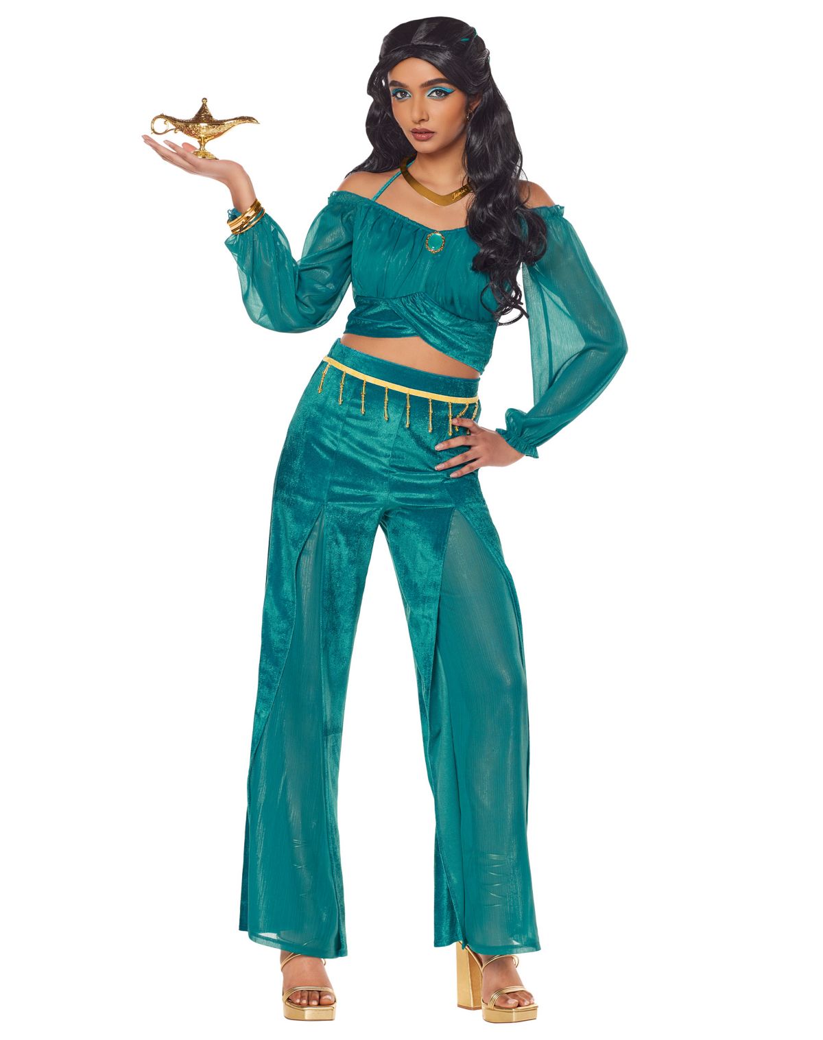 미국직구 스피릿할로윈 Adult Jasmine Costume - Disney Princess (할로윈 한정)