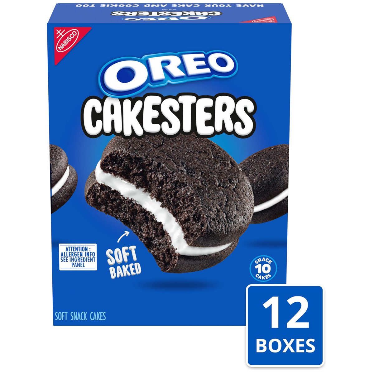 미국직구 3x Oreo Cakesters 과자 6g / 3x | Oreo Cakesters Soft Snack Cakes, 12 - 5 Count Packs (6 3