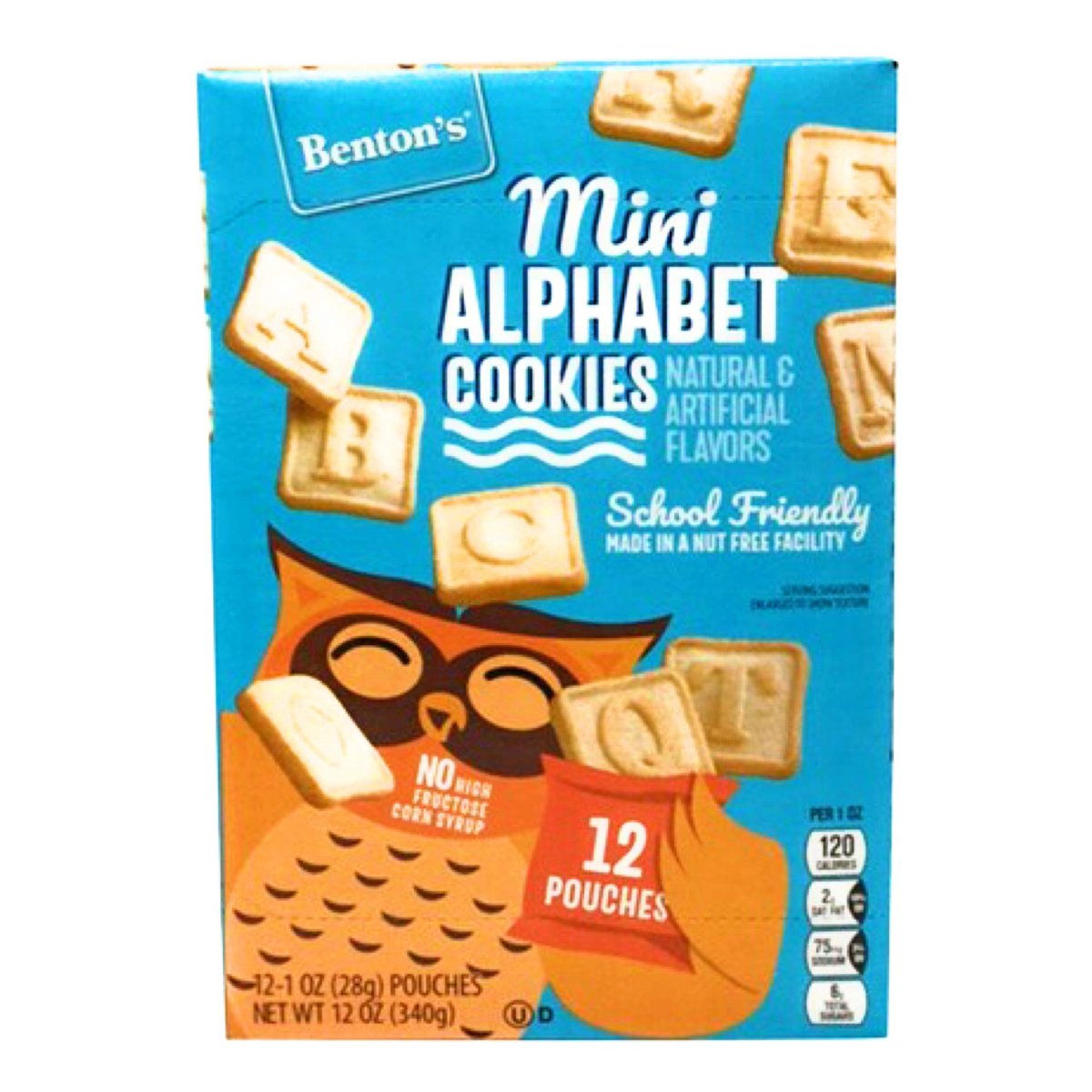 미국직구 3 Pack Bentons 견과 6g 3팩 / 3 Pack | Bentons Mini Alphabet Cookies School Friendly Made 2