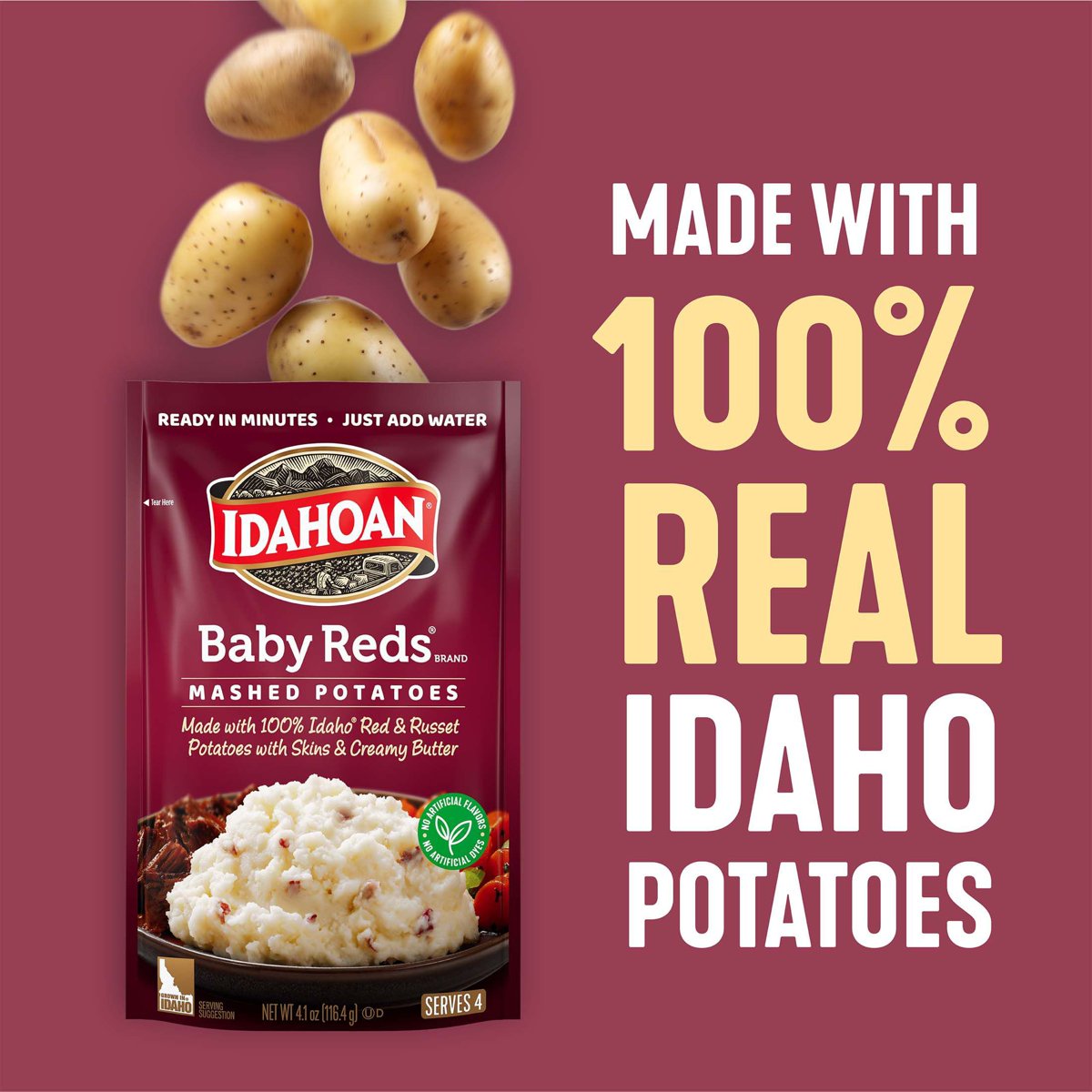 미국직구 Idahoan Baby Reds 116g / Idahoan Baby Reds Flavored Mashed 116g, 9 pk. 4