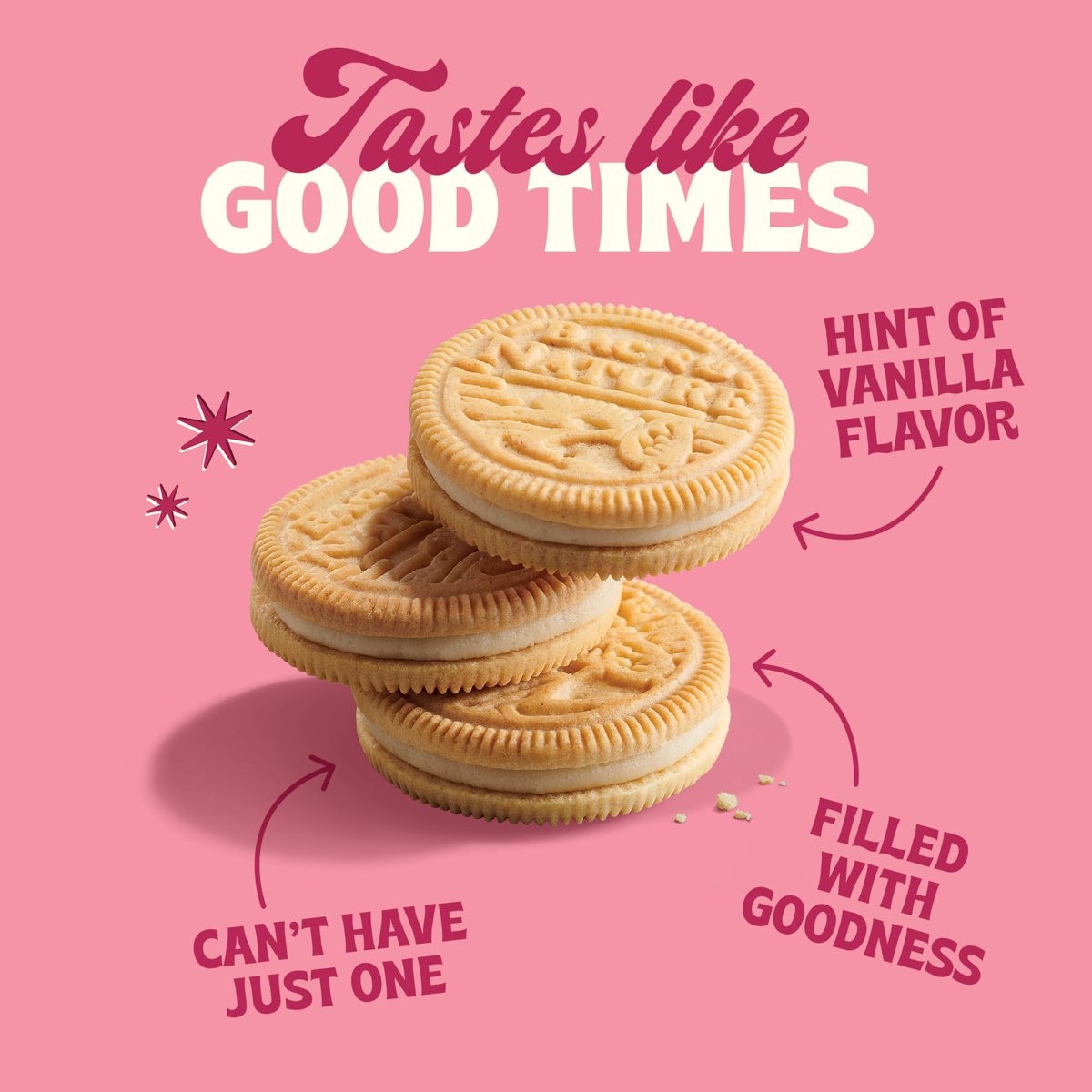 미국직구 3x Back To 과자 6팩 / 3x | Back To Nature Golden Creme Sandwich Cookies - Dairy Free, No 4