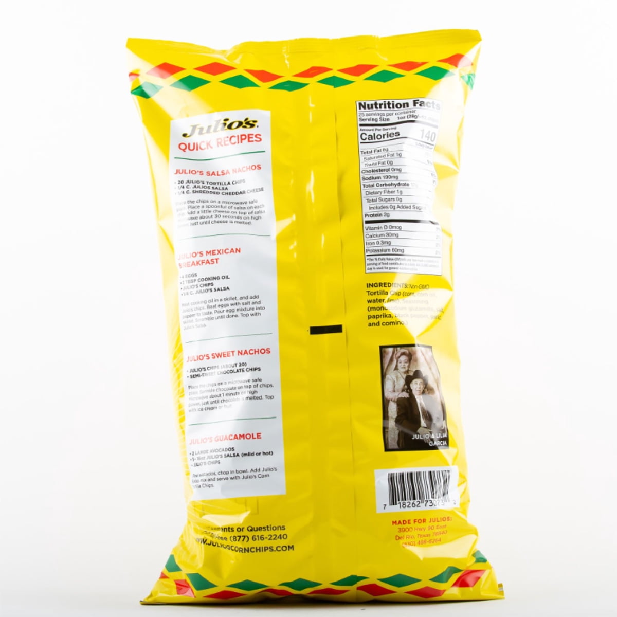 미국직구 Julio's 709g / Julio's Original Seasoned Corn Tortilla Chips, 709g 2