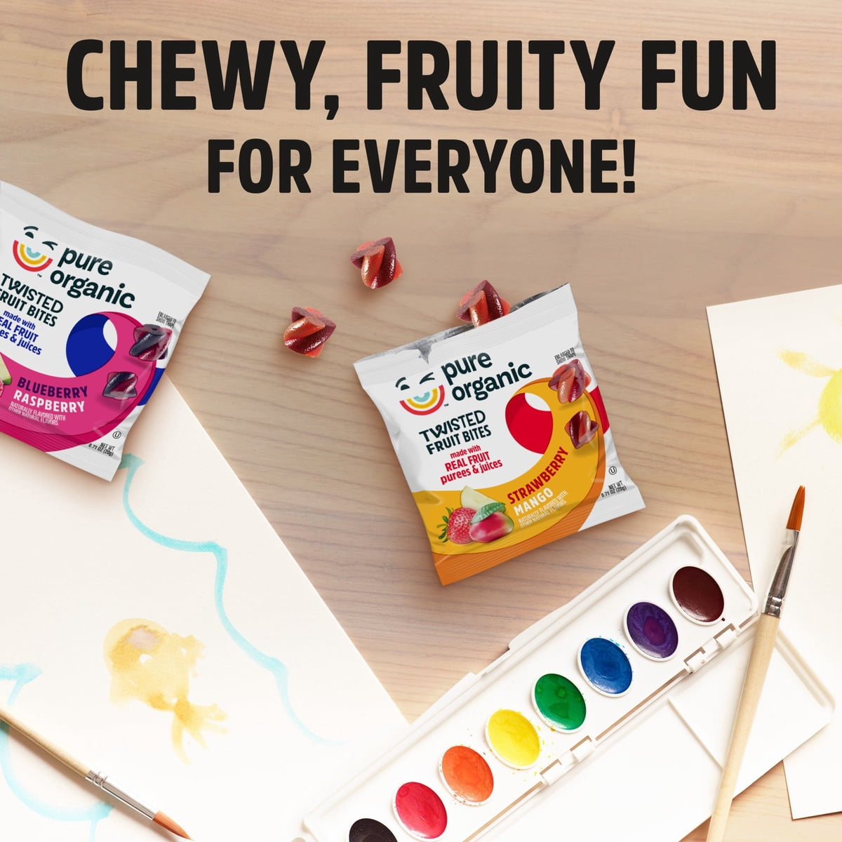 미국직구 Pure 20g / Pure Organic Twisted Fruit Bites, Snack Variety Pack, 20g, 24 pk. 5