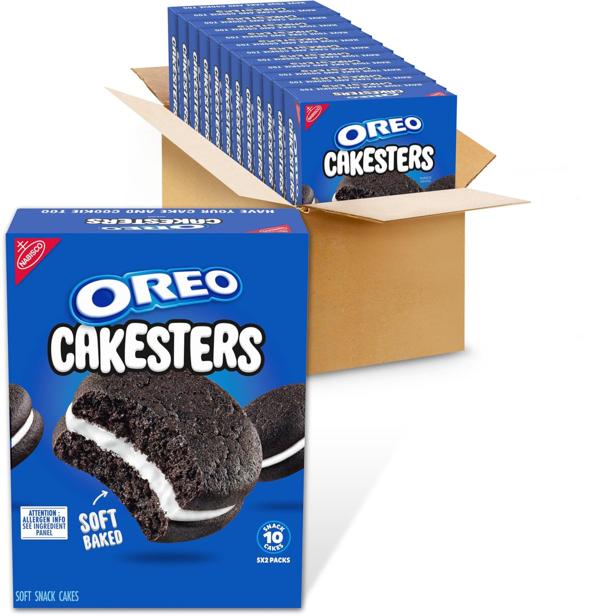 미국직구 3x Oreo Cakesters 과자 6g / 3x | Oreo Cakesters Soft Snack Cakes, 12 - 5 Count Packs (6 2