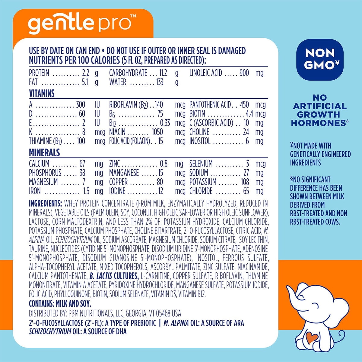 미국직구 Dr. Browns 1.1kg / Dr. Browns, Good Start GentlePro Infant Formula with Iron, 1.1kg 3