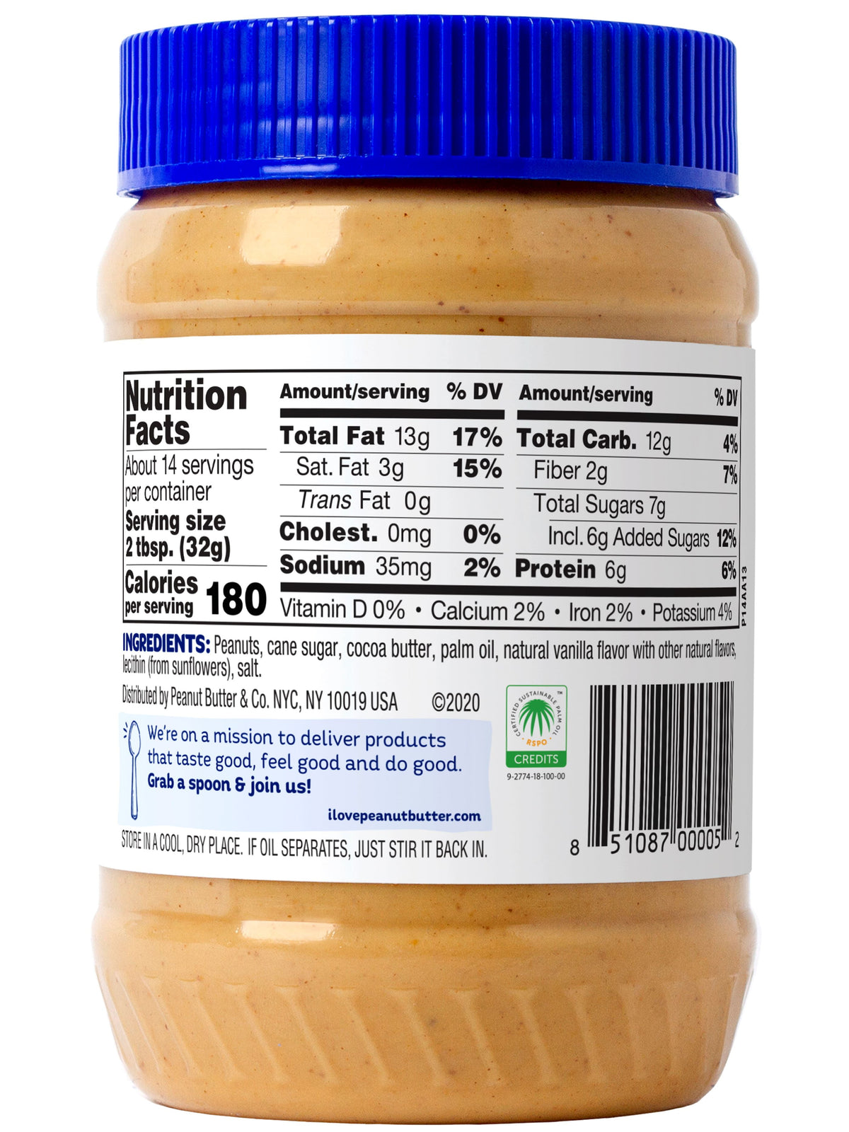 미국직구 원더풀 Peanut Butter & Co, White Chocolate , Peanut Butter Spread, 16 oz