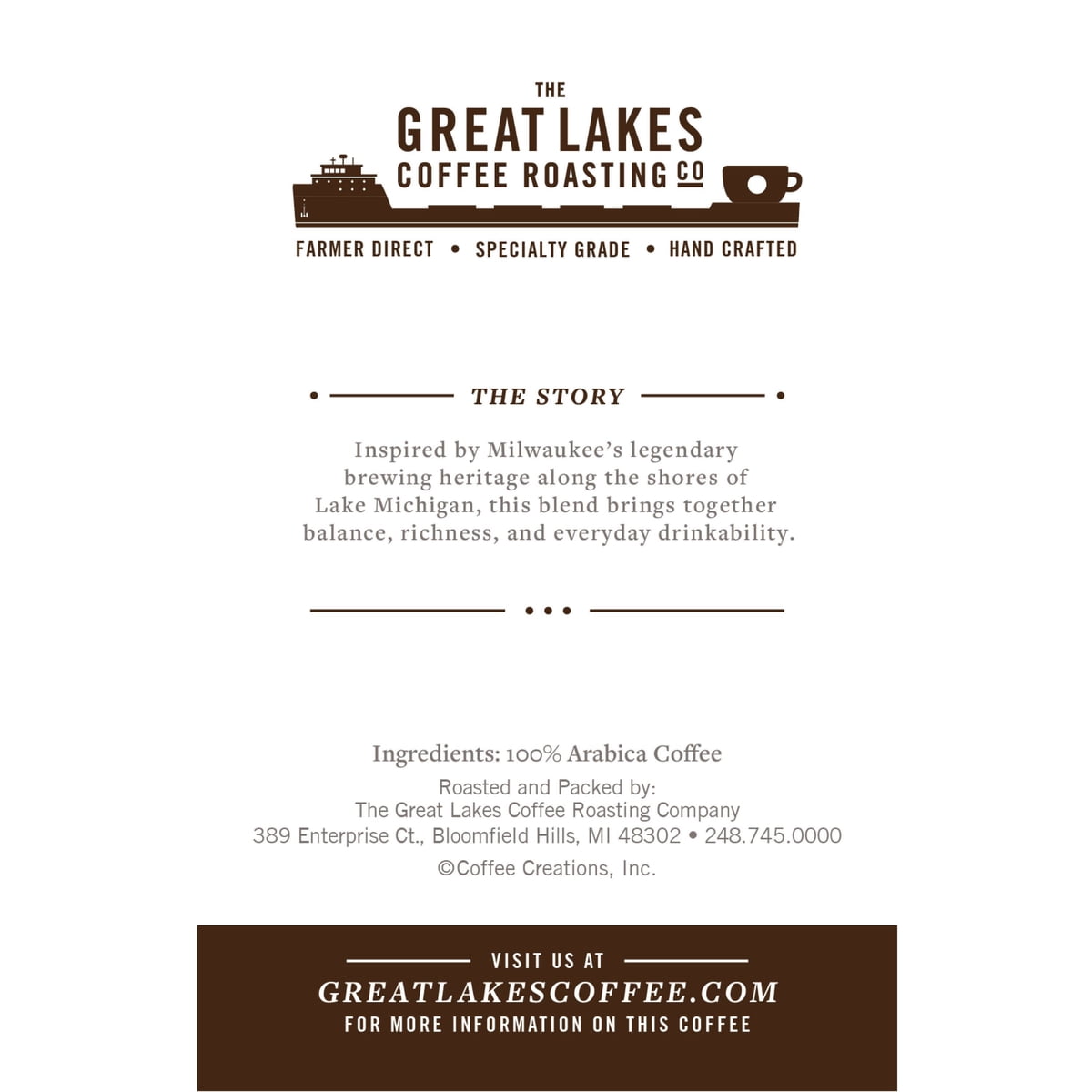 미국직구 Great Lakes Medium 커피 907g / Great Lakes Medium Roast Whole Bean Coffee, Brew City Bl 2