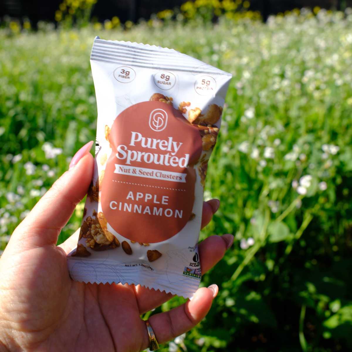 미국직구 Purely Sprouted Apple 견과 34g 6팩 / Purely Sprouted Apple Cinnamon Sprouted Nut & Seed  4