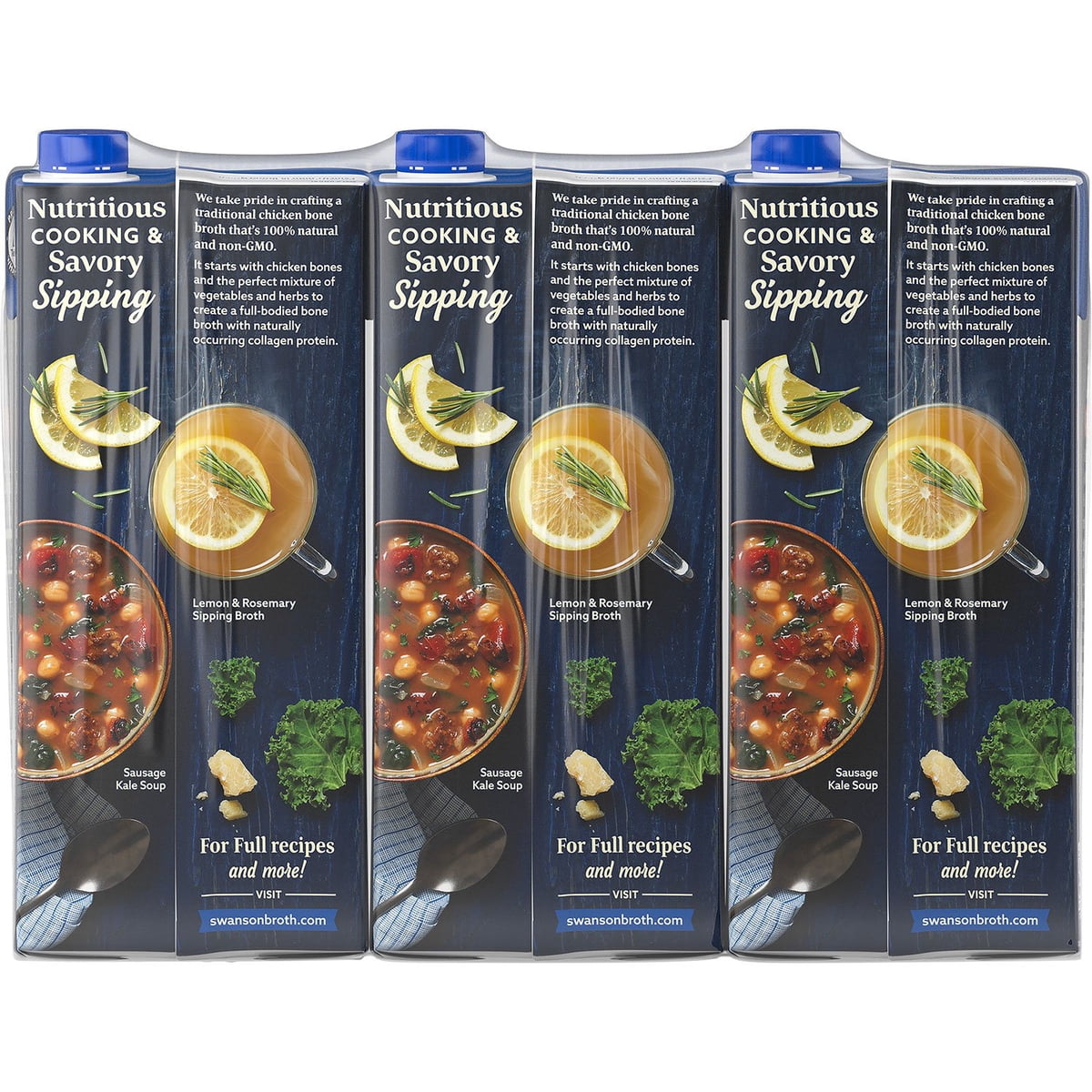 미국직구 Swanson Chicken Bone 907g / Swanson Chicken Bone Broth, 907g, 3 pk. 6
