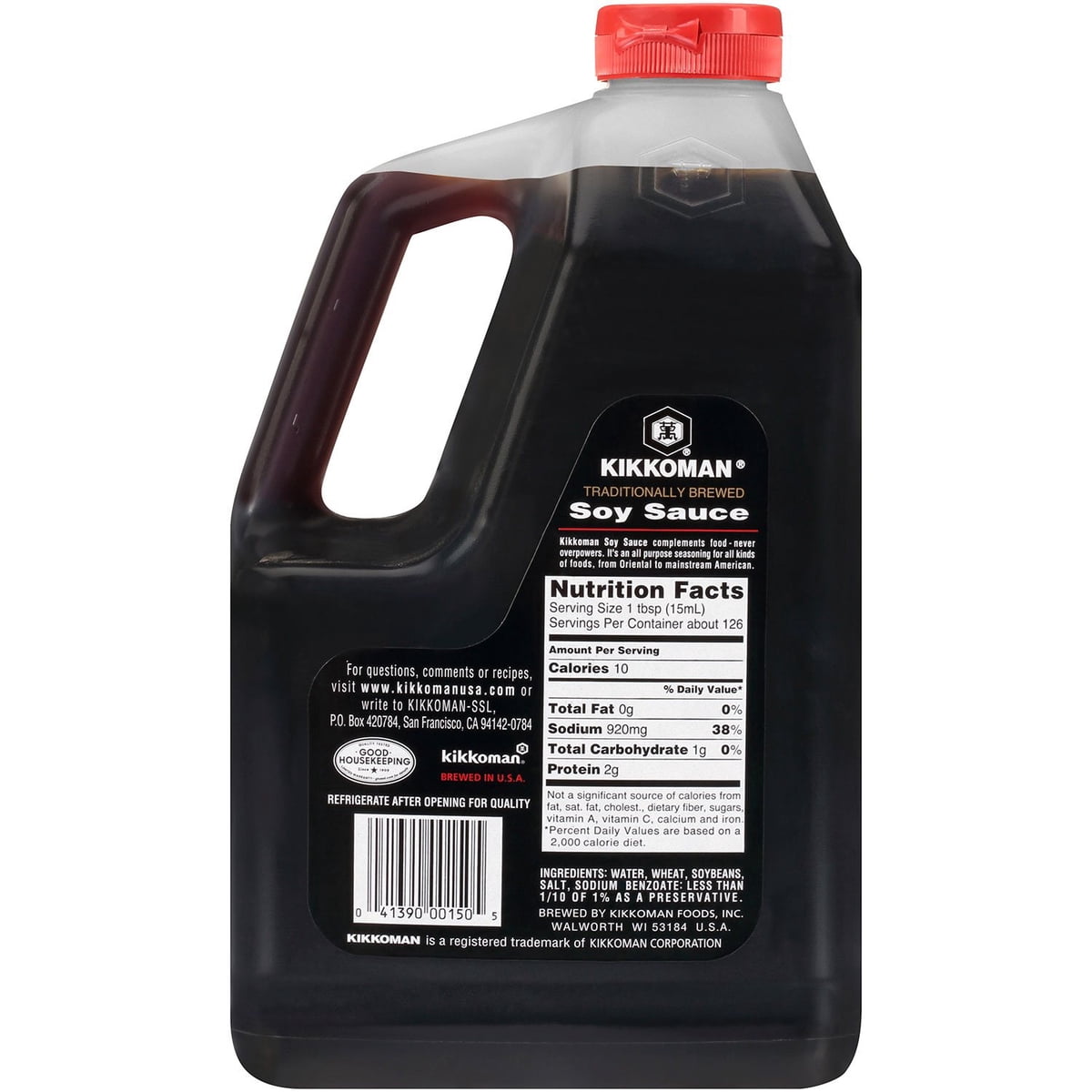 미국직구 Kikkoman Traditionally Brewed 1.8kg / Kikkoman Traditionally Brewed Soy Sauce, 1.8kg 2