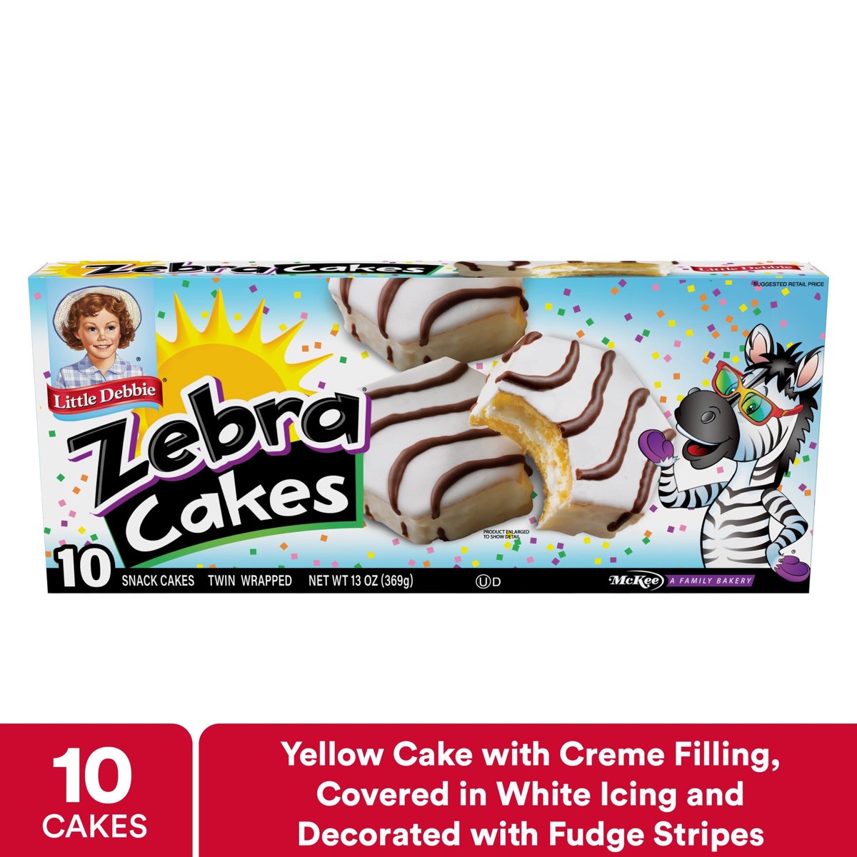 미국직구 Little Debbie 377g / Little Debbie Variety Pack Swiss Rolls & Zebra Cakes Snack Cakes 3
