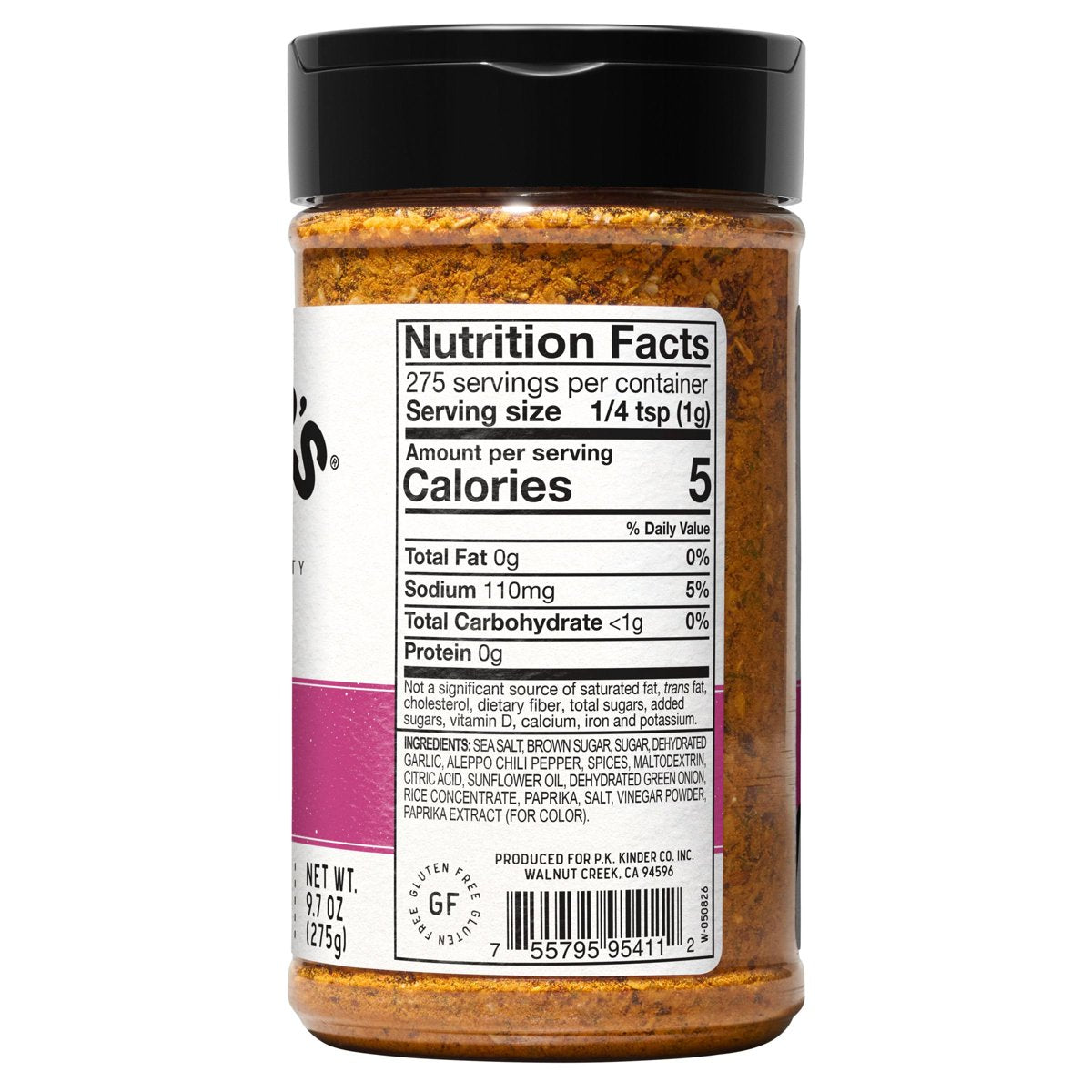 미국직구 Kinder's Sweet Chili 179g / Kinder's Sweet Chili Garlic Seasoning, 179g 7