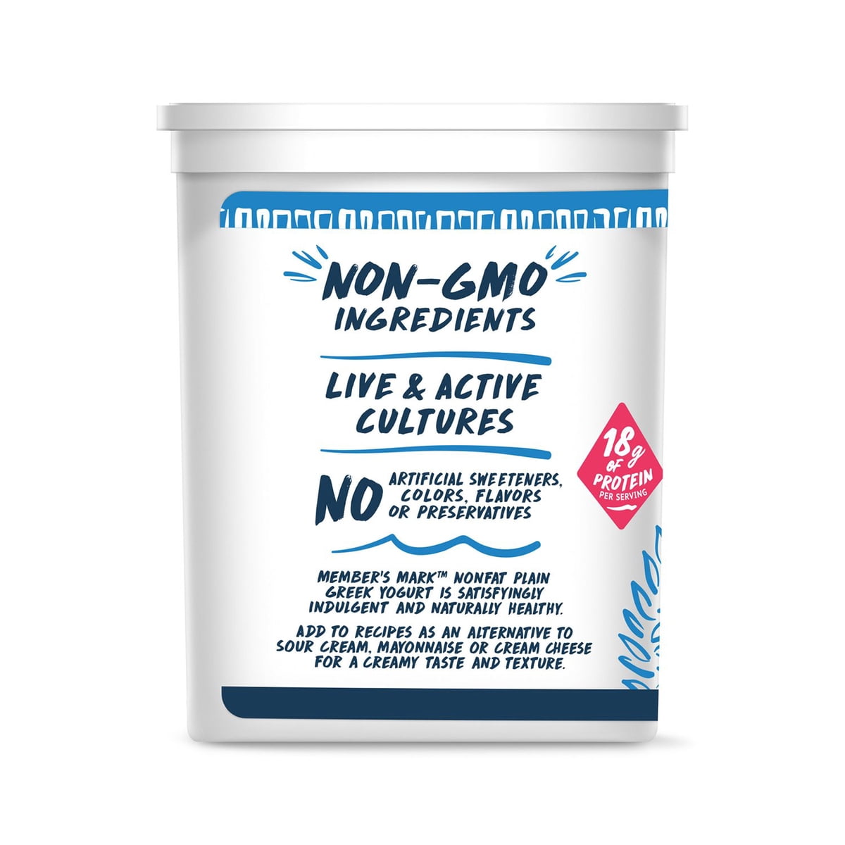 미국직구 멤버스마크 1.1kg / Member's Mark Plain Nonfat Greek Yogurt, 1.1kg 4
