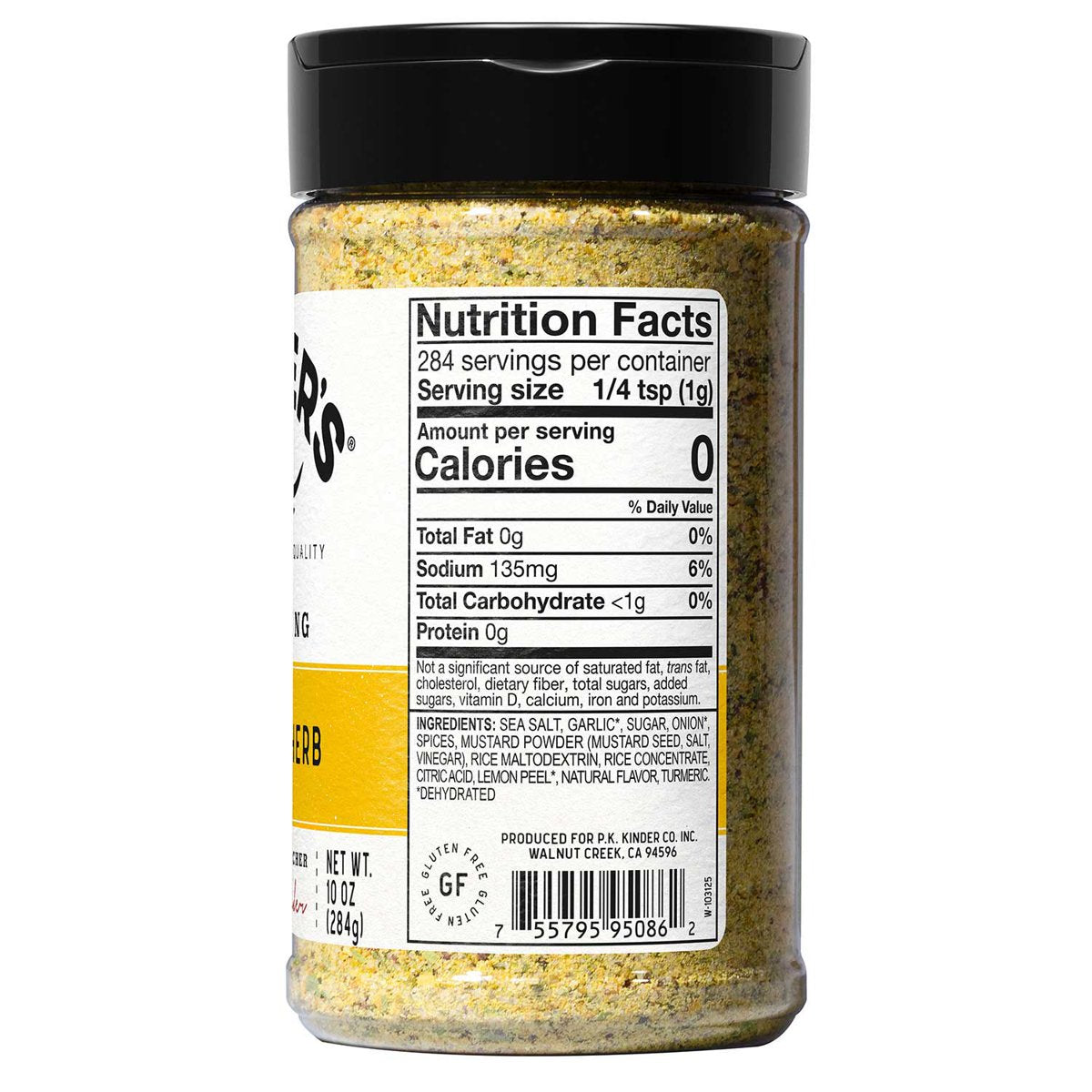 미국직구 Kinder's Lemon & 283g / Kinder's Lemon & Herb Seasoning, 283g 5