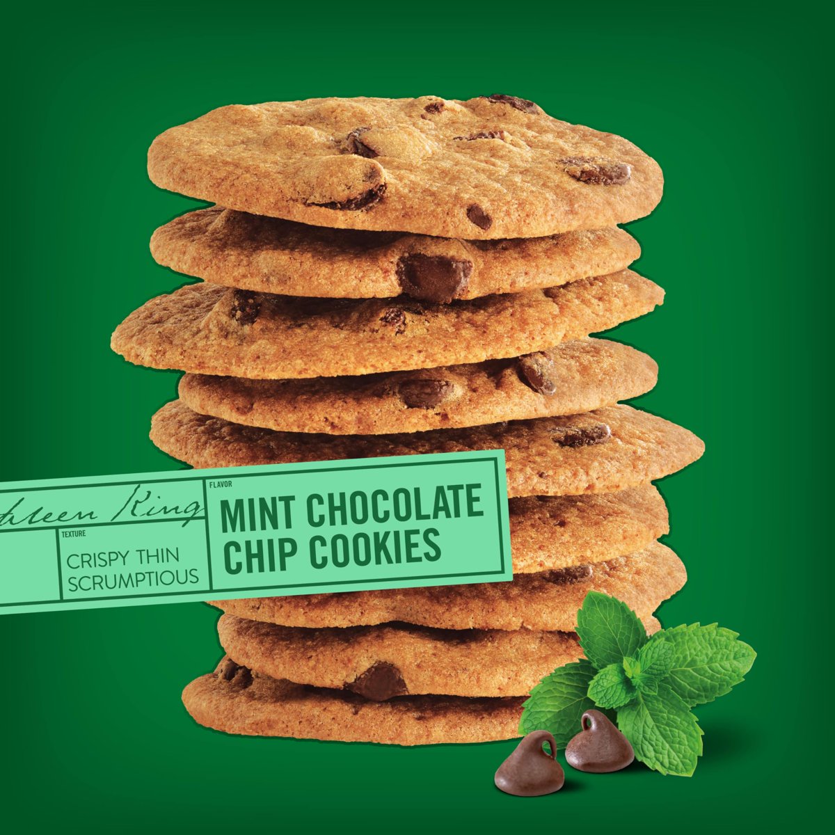 미국직구 3 Pack Tates 초콜릿 184g 3팩 / 3 Pack | Tates Bake Shop Mint Chocolate Chip Cookies, 4-18 4