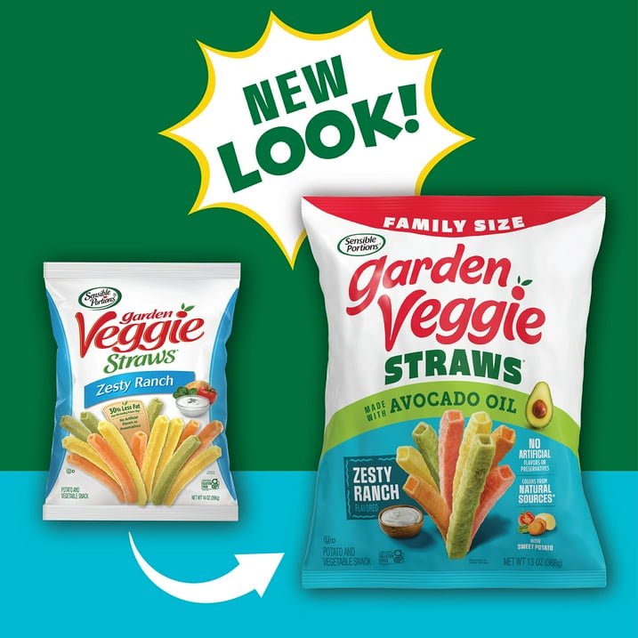 미국직구 Sensible Portions Garden 384ml / Sensible Portions Garden Veggie Straws Made with Avo 3