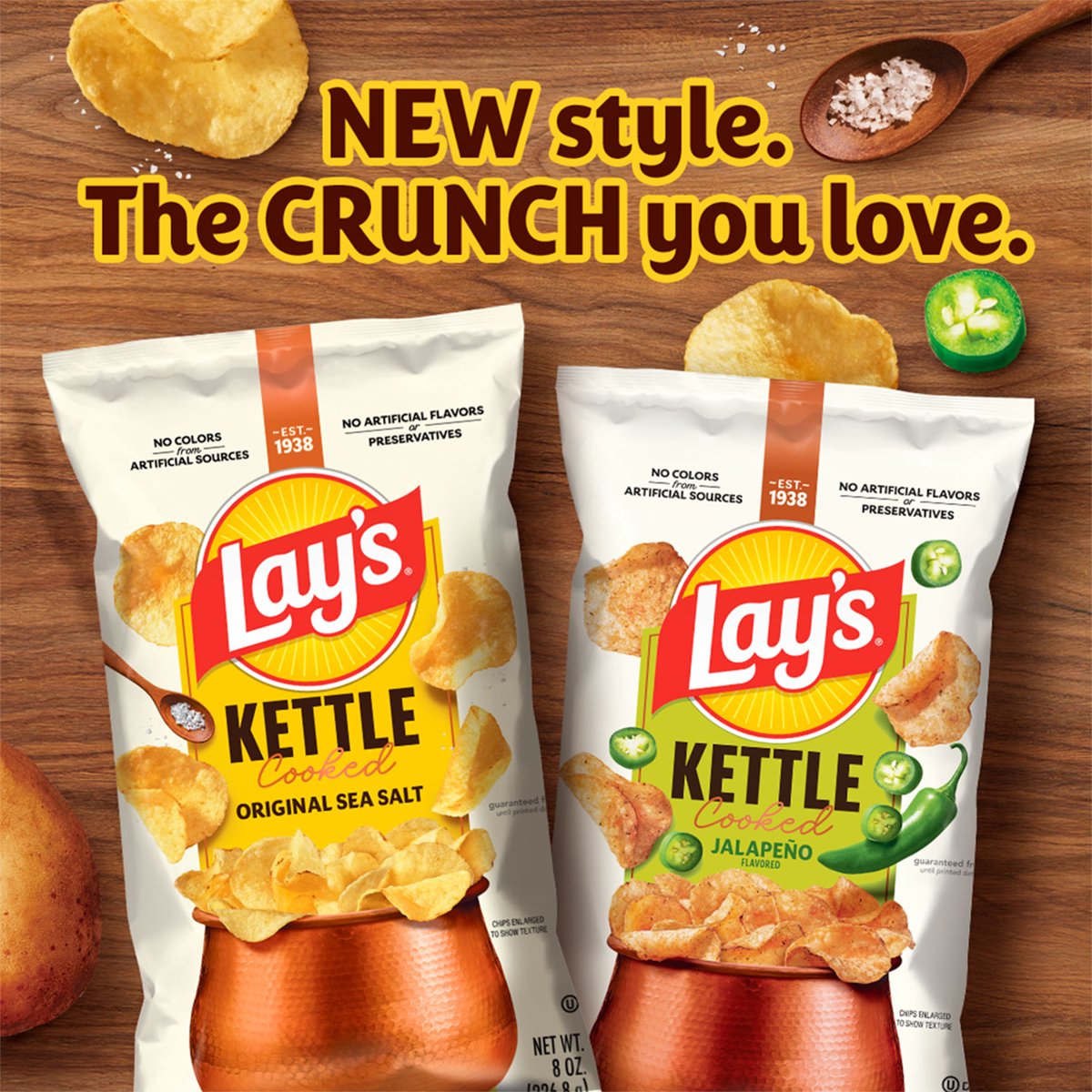 미국직구 Lays Jalapeno Kettle 64g / Lays Jalapeno Kettle Cooked Potato Chips Bag, 64g 4