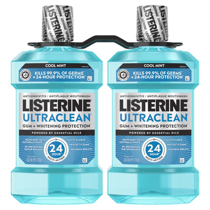 미국직구 리스테린 가글 Listerine UltraClean Coolmint Mouthwash, 1.5 Liter, 2-count