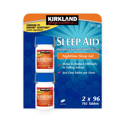 미국직구 커클랜드 나이트타임 수면 보조제 Kirkland Signature Nighttime Sleep Aid, 192 Tablets