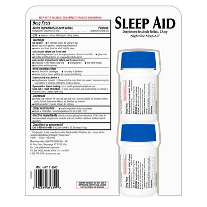 미국직구 커클랜드 나이트타임 수면 보조제 Kirkland Signature Nighttime Sleep Aid, 192 Tablets