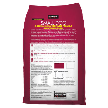 미국직구 커클랜드 강아지 사료 Kirkland Signature Small Formula Chicken & Vegetable Dog Food 20 lb.