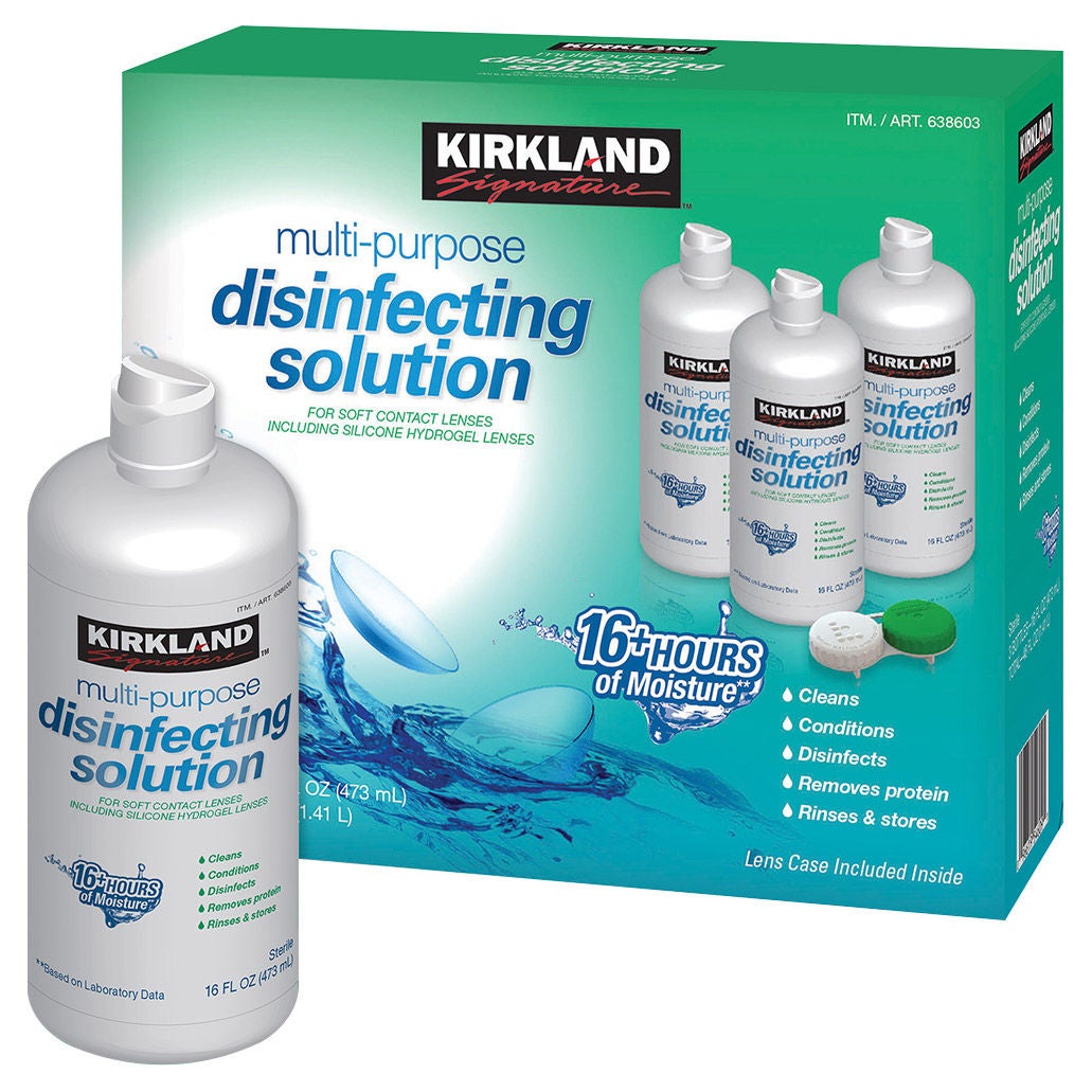 미국직구 커클랜드 생활건강 Kirkland Signature Multi-Purpose Disinfecting Solution, 48 Ounces