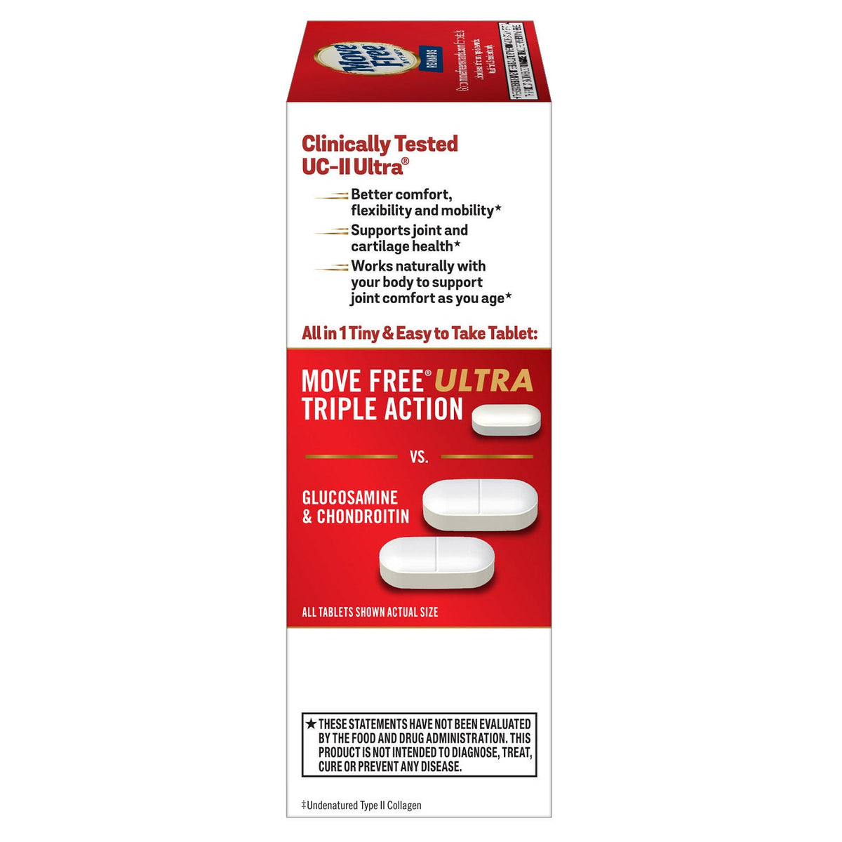 미국직구 쉬프 관절 영양제 Schiff Move Free Ultra Triple Action Joint Supplement, 75 Tablets