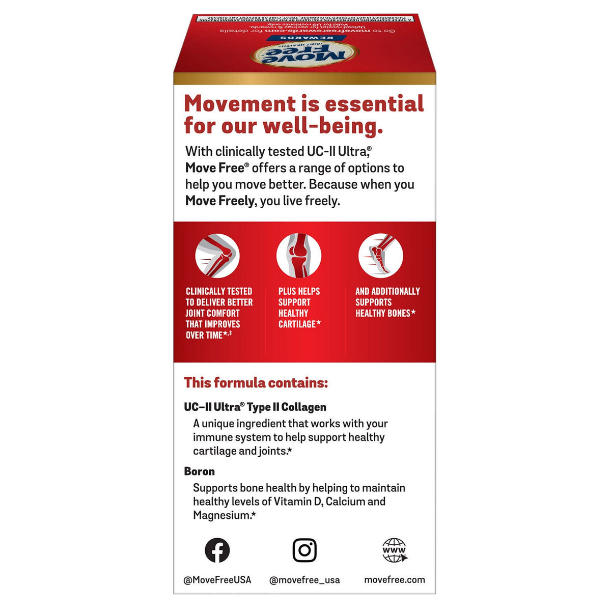 미국직구 쉬프 관절 영양제 Schiff Move Free Ultra Triple Action Joint Supplement, 75 Tablets