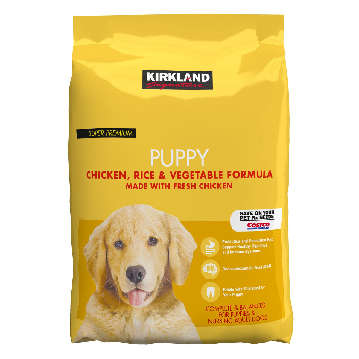 미국직구 커클랜드 강아지 사료 Kirkland Signature Puppy Formula Chicken, Rice and Vegetable Dog Food 20 lbs