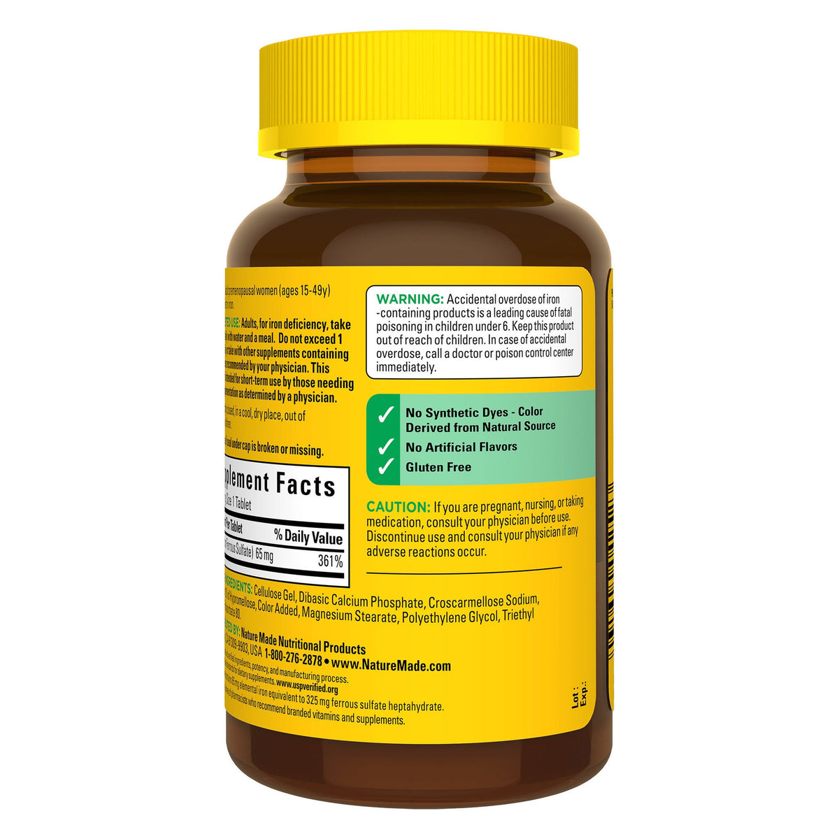 미국직구 네이처메이드 철분 Nature Made Iron, 65 mg, 365 Tablets