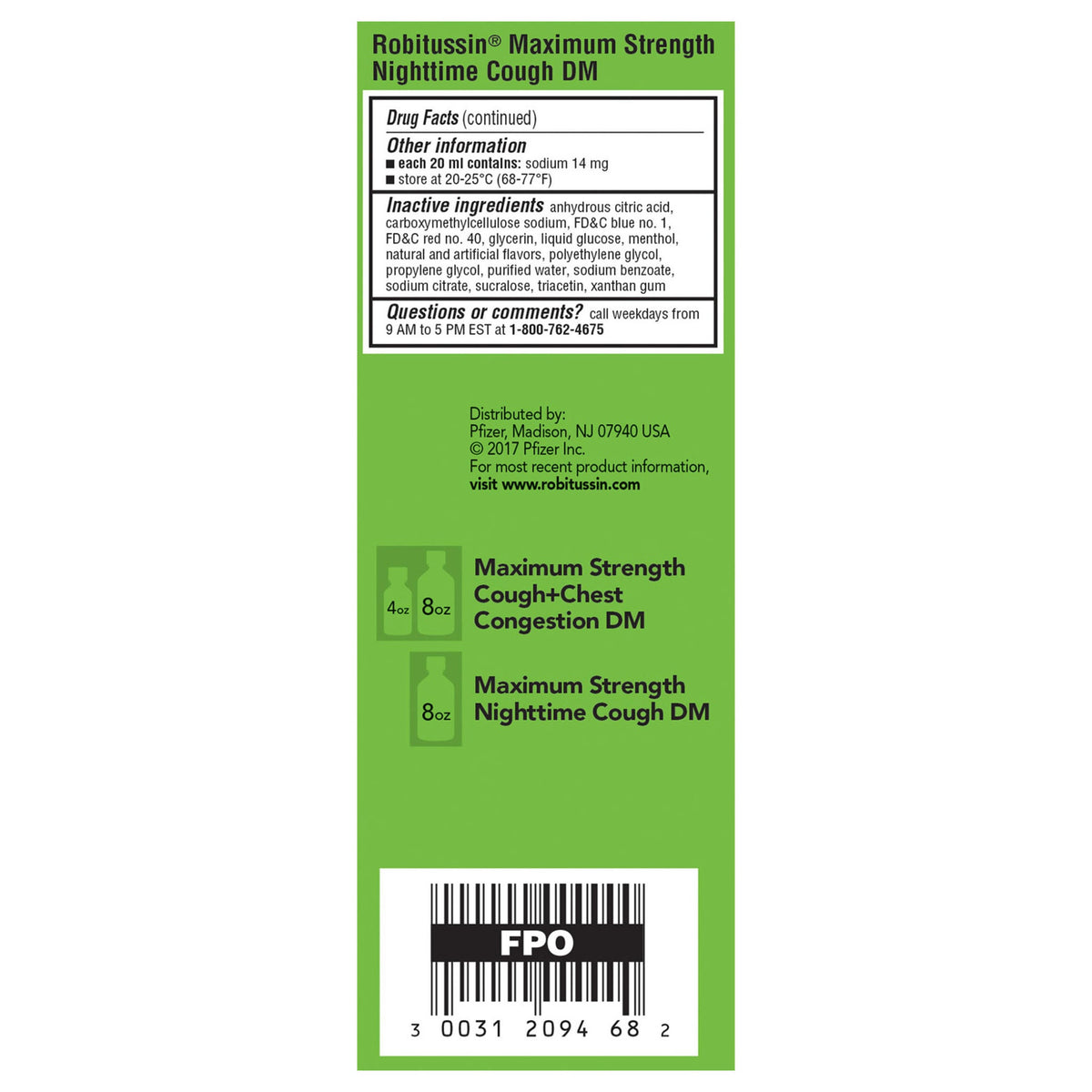 미국직구 로비투신 감기약 Robitussin DM Maximum Strength Day & Night Cough Relief, 20 Ounces