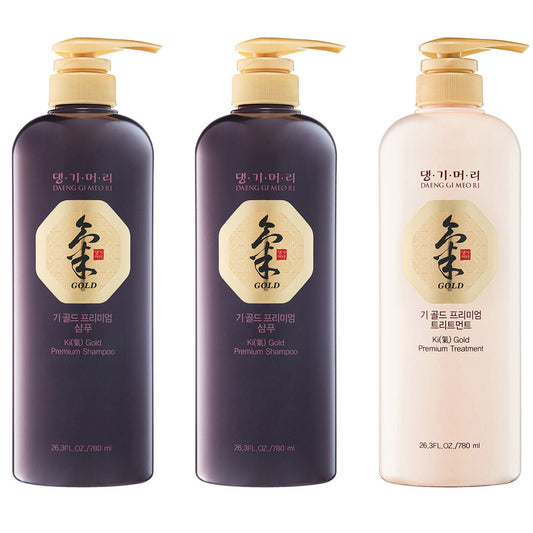 미국직구 Daeng Gi Meo 샴푸 / Daeng Gi Meo Ri Ki Gold Premium Shampoo and Treatment Set 1