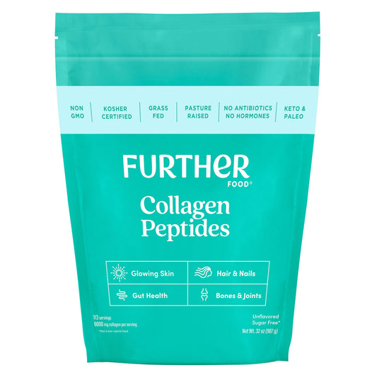 미국직구 Further Food Grass-Fed 콜라겐 907g / Further Food Grass-Fed Collagen Peptides Powder, Unflavored,  1
