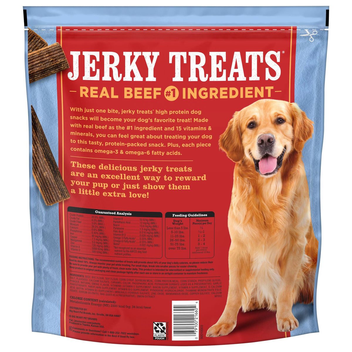 미국직구 강아지 간식 Jerky Treats American Beef Dog Snacks 60 oz, 2-count