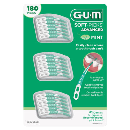 미국직구 구강케어 GUM Soft-Picks Advanced Mint, 180-count